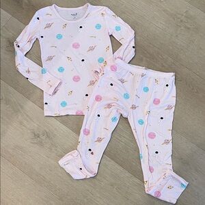 Kyte BABY Pink Space Pajama Set